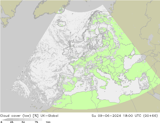 nízká oblaka UK-Global Ne 09.06.2024 18 UTC