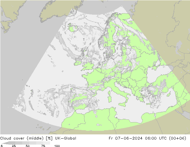 Wolken (mittel) UK-Global Fr 07.06.2024 06 UTC