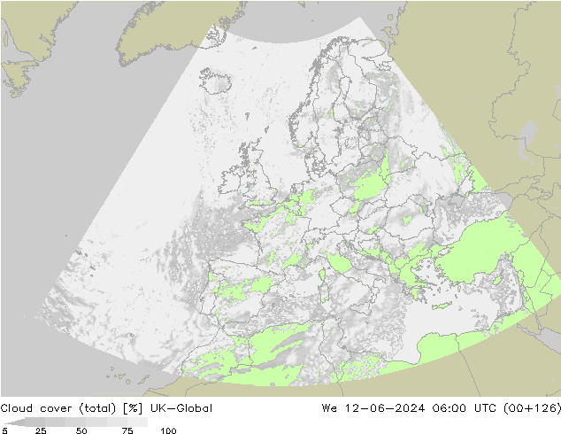 Wolken (gesamt) UK-Global Mi 12.06.2024 06 UTC