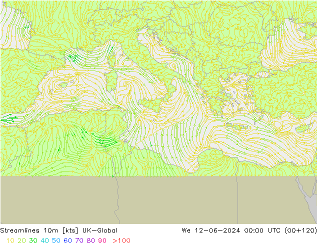 ветер 10m UK-Global ср 12.06.2024 00 UTC