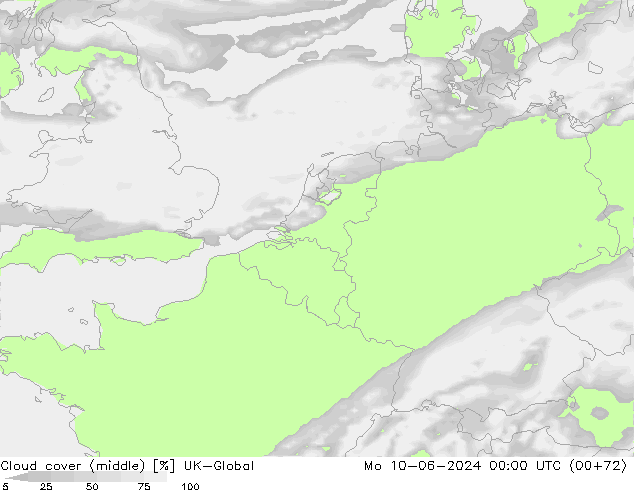 Wolken (mittel) UK-Global Mo 10.06.2024 00 UTC