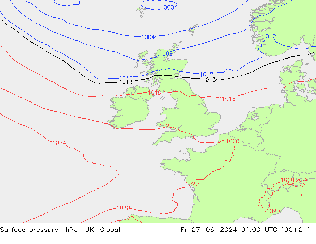 Yer basıncı UK-Global Cu 07.06.2024 01 UTC