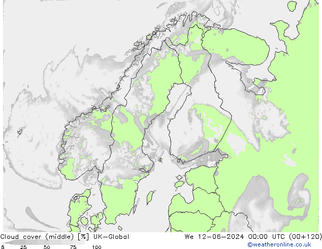 Nubes medias UK-Global mié 12.06.2024 00 UTC