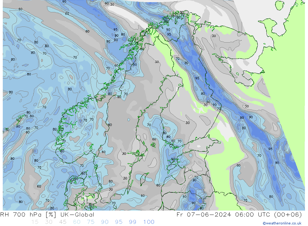 RH 700 hPa UK-Global Pá 07.06.2024 06 UTC