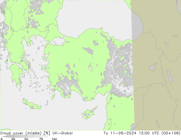 облака (средний) UK-Global вт 11.06.2024 12 UTC