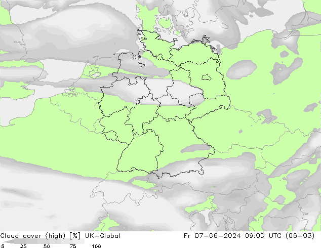 Nubes altas UK-Global vie 07.06.2024 09 UTC