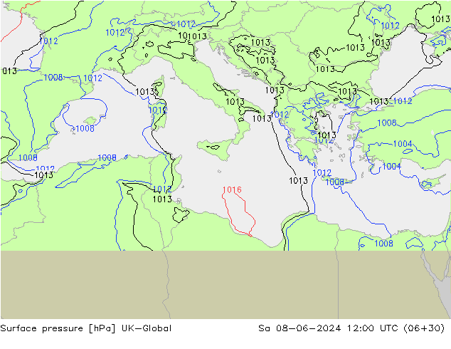 ciśnienie UK-Global so. 08.06.2024 12 UTC