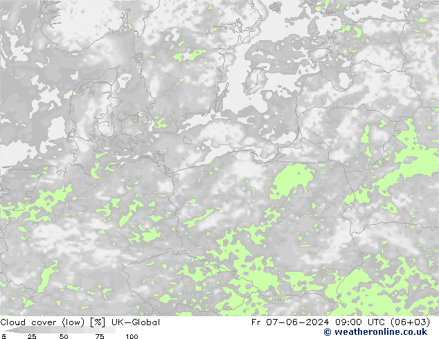 Wolken (tief) UK-Global Fr 07.06.2024 09 UTC