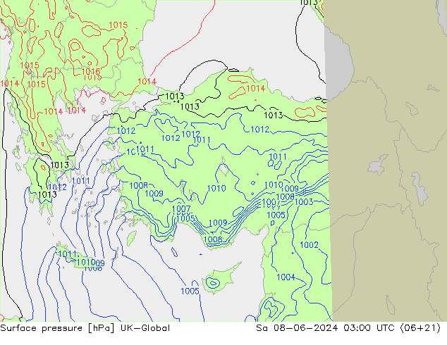 pressão do solo UK-Global Sáb 08.06.2024 03 UTC