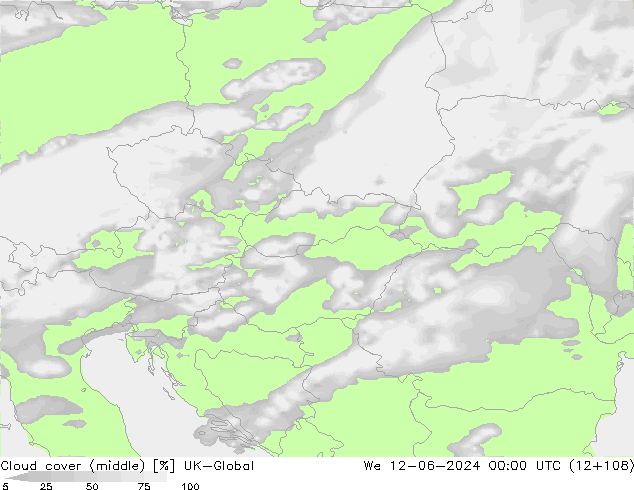 Bewolking (Middelb.) UK-Global wo 12.06.2024 00 UTC