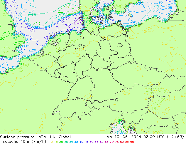 Isotachs (kph) UK-Global Mo 10.06.2024 03 UTC