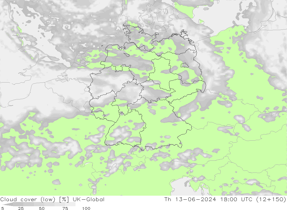 zachmurzenie (niskie) UK-Global czw. 13.06.2024 18 UTC