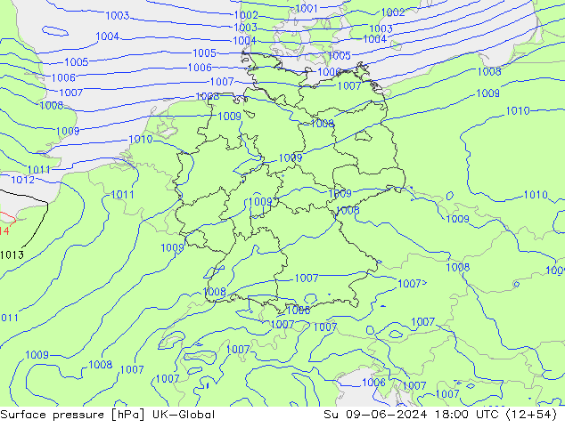 Bodendruck UK-Global So 09.06.2024 18 UTC