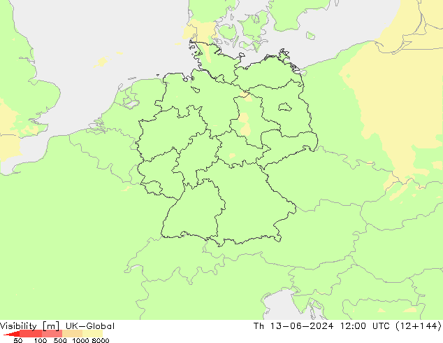 Dohlednost UK-Global Čt 13.06.2024 12 UTC