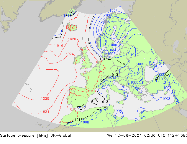 Bodendruck UK-Global Mi 12.06.2024 00 UTC