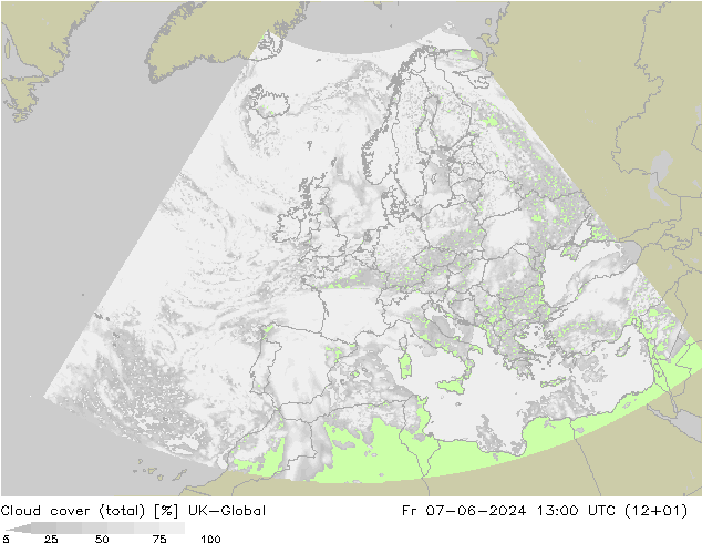 Bulutlar (toplam) UK-Global Cu 07.06.2024 13 UTC
