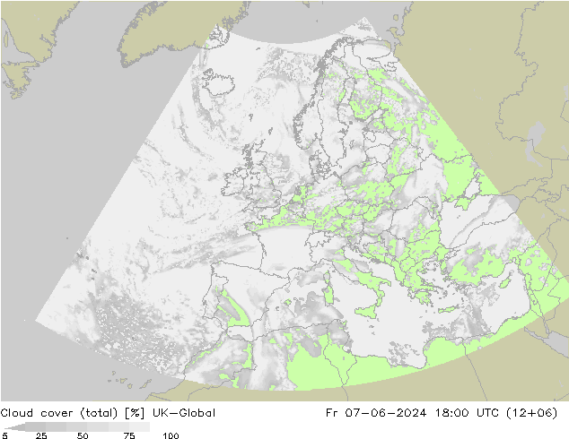 Wolken (gesamt) UK-Global Fr 07.06.2024 18 UTC