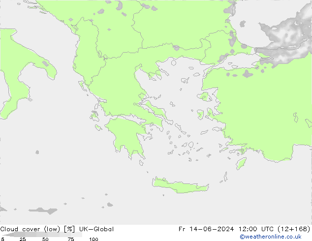 nízká oblaka UK-Global Pá 14.06.2024 12 UTC