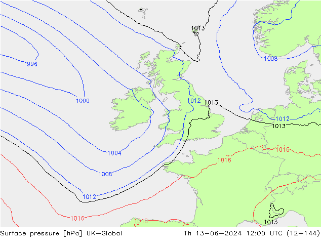 pressão do solo UK-Global Qui 13.06.2024 12 UTC