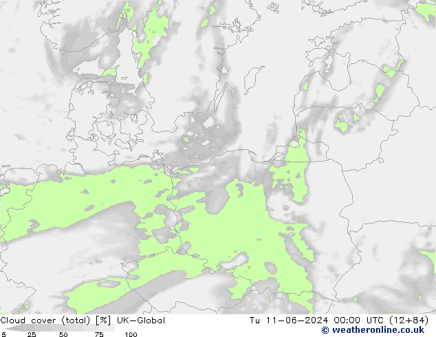 Bulutlar (toplam) UK-Global Sa 11.06.2024 00 UTC