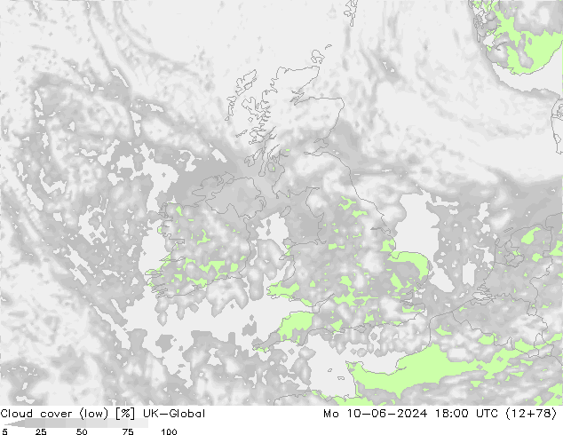 nízká oblaka UK-Global Po 10.06.2024 18 UTC