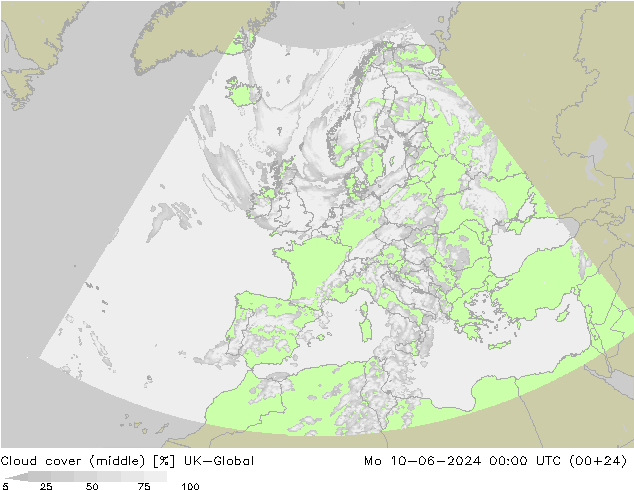 oblačnosti uprostřed UK-Global Po 10.06.2024 00 UTC