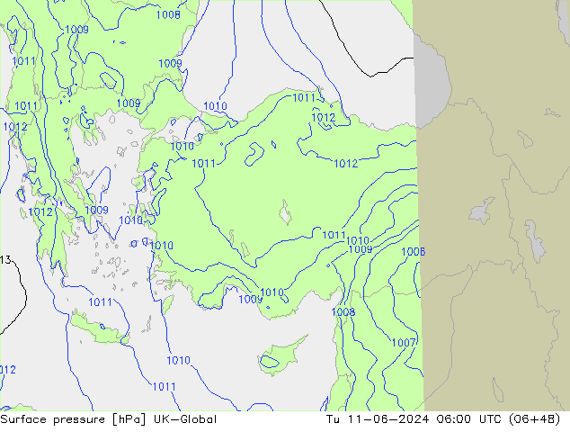 pressão do solo UK-Global Ter 11.06.2024 06 UTC