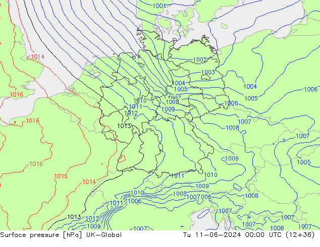 Bodendruck UK-Global Di 11.06.2024 00 UTC