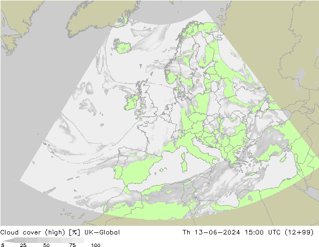 Wolken (hohe) UK-Global Do 13.06.2024 15 UTC