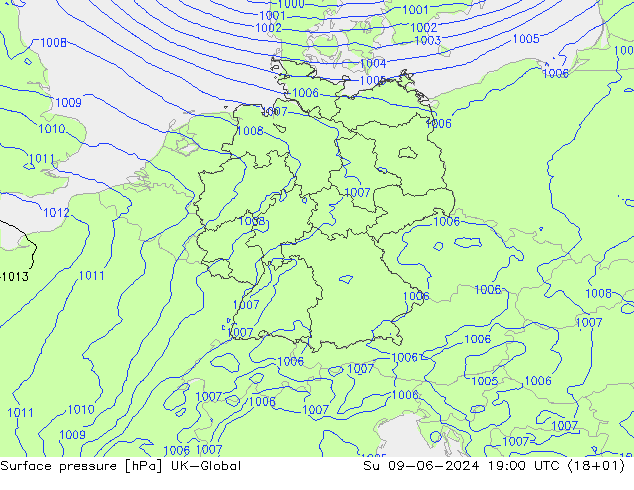 pressão do solo UK-Global Dom 09.06.2024 19 UTC