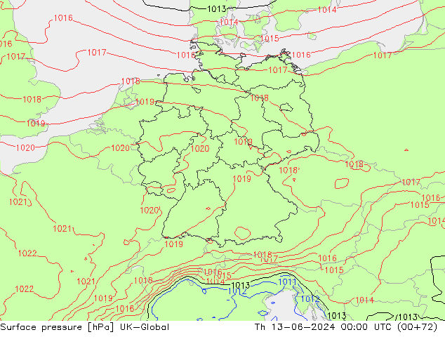 Bodendruck UK-Global Do 13.06.2024 00 UTC