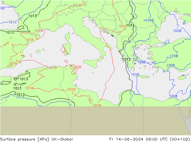 Bodendruck UK-Global Fr 14.06.2024 06 UTC