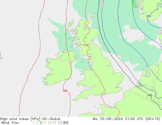 High wind areas UK-Global Po 10.06.2024 21 UTC