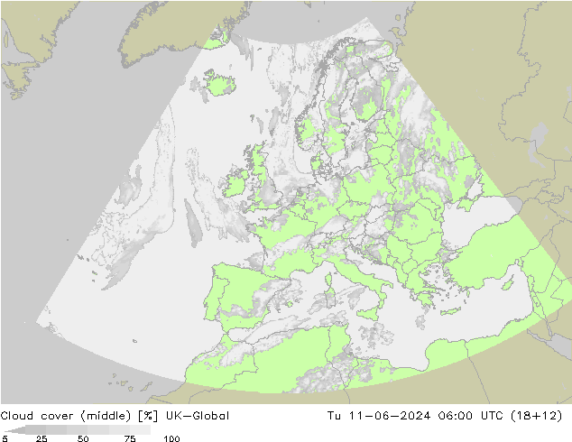 Cloud cover (middle) UK-Global Tu 11.06.2024 06 UTC