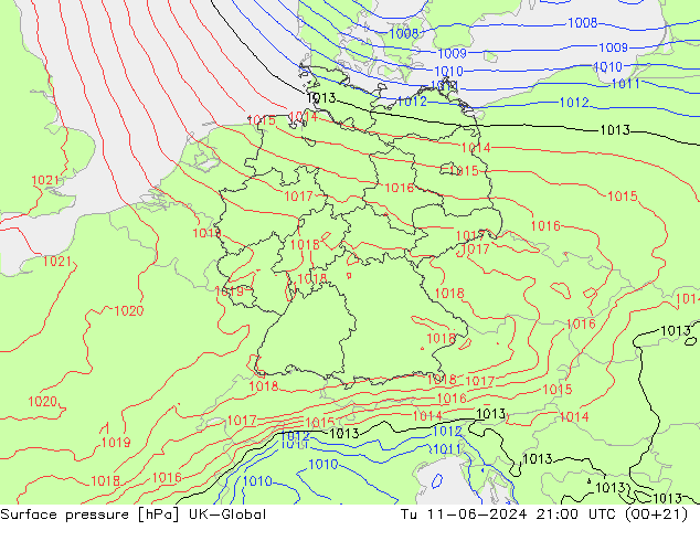 pressão do solo UK-Global Ter 11.06.2024 21 UTC