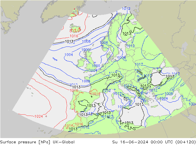 Bodendruck UK-Global So 16.06.2024 00 UTC