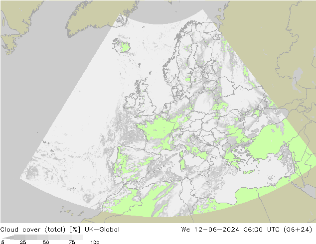 Wolken (gesamt) UK-Global Mi 12.06.2024 06 UTC