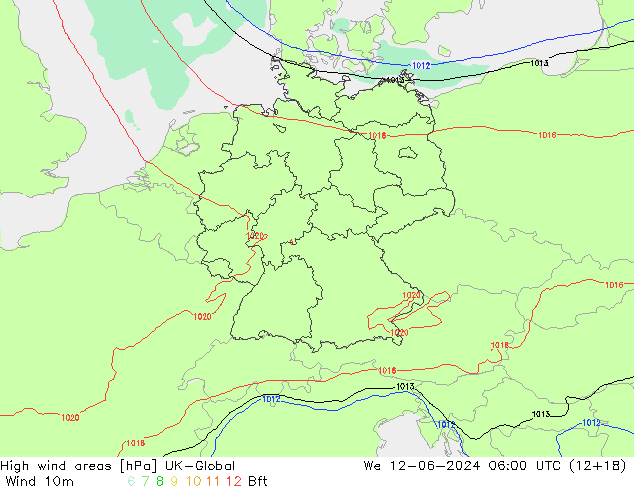 High wind areas UK-Global Qua 12.06.2024 06 UTC