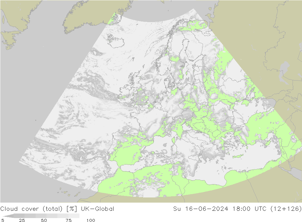 zachmurzenie (suma) UK-Global nie. 16.06.2024 18 UTC