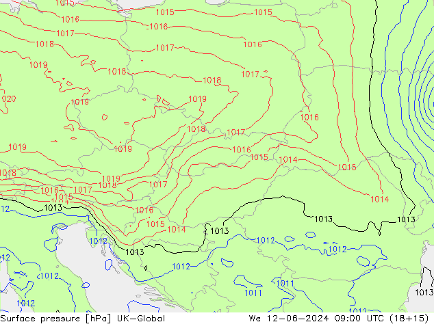 Bodendruck UK-Global Mi 12.06.2024 09 UTC