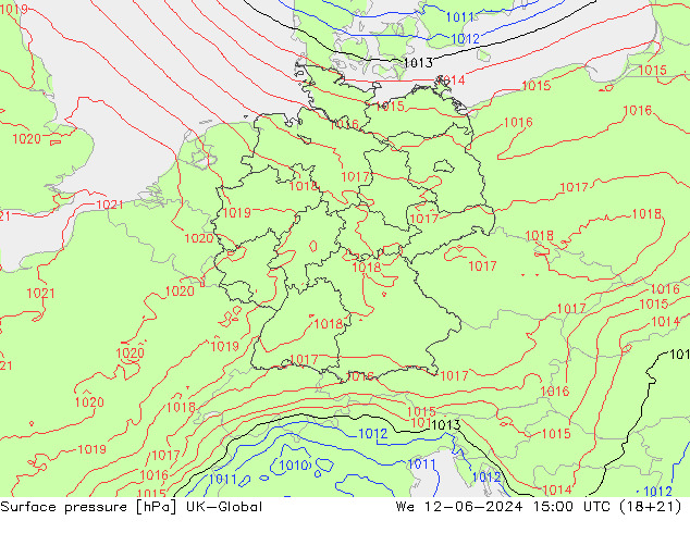 Bodendruck UK-Global Mi 12.06.2024 15 UTC