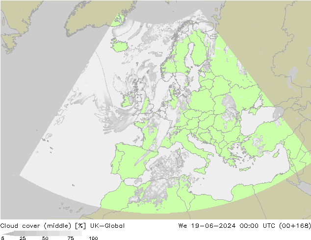 Nubes medias UK-Global mié 19.06.2024 00 UTC