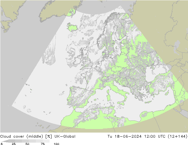 Nuages (moyen) UK-Global mar 18.06.2024 12 UTC