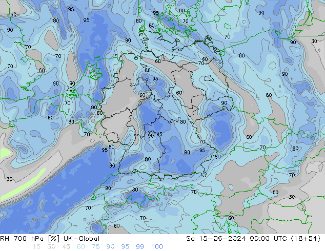 700 hPa Nispi Nem UK-Global Cts 15.06.2024 00 UTC