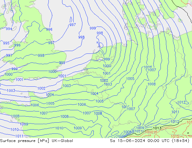 Yer basıncı UK-Global Cts 15.06.2024 00 UTC