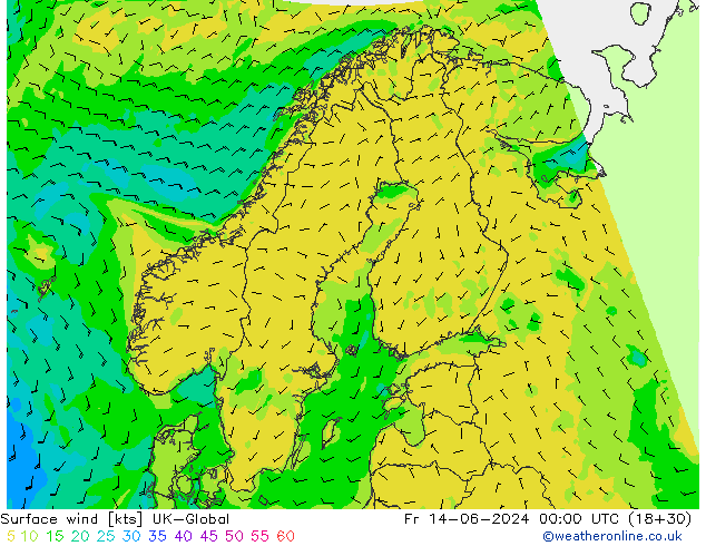Bodenwind UK-Global Fr 14.06.2024 00 UTC