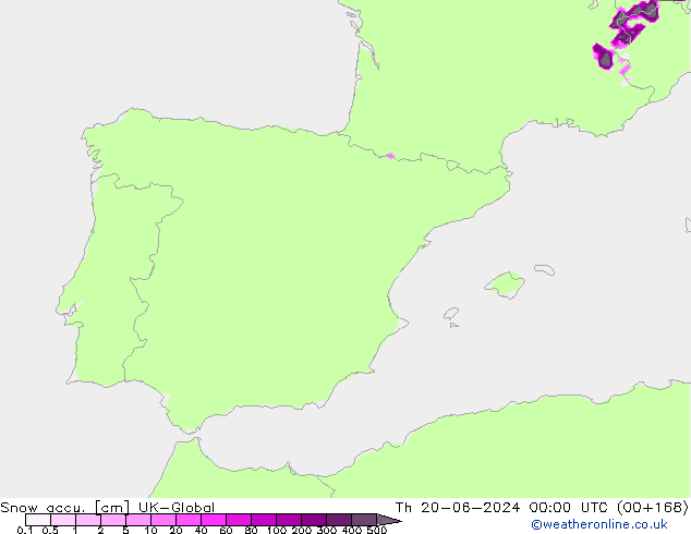 Totale sneeuw UK-Global do 20.06.2024 00 UTC