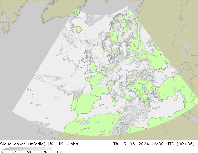 zachmurzenie (środk.) UK-Global czw. 13.06.2024 06 UTC