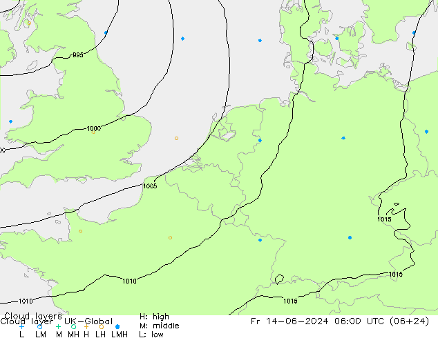 Wolkenlagen UK-Global vr 14.06.2024 06 UTC