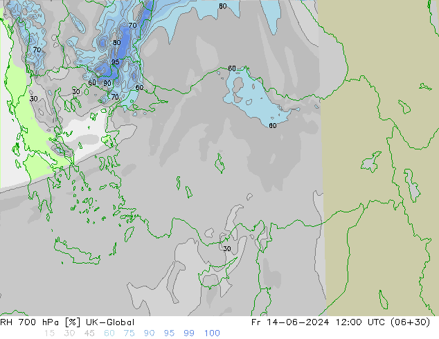 RV 700 hPa UK-Global vr 14.06.2024 12 UTC